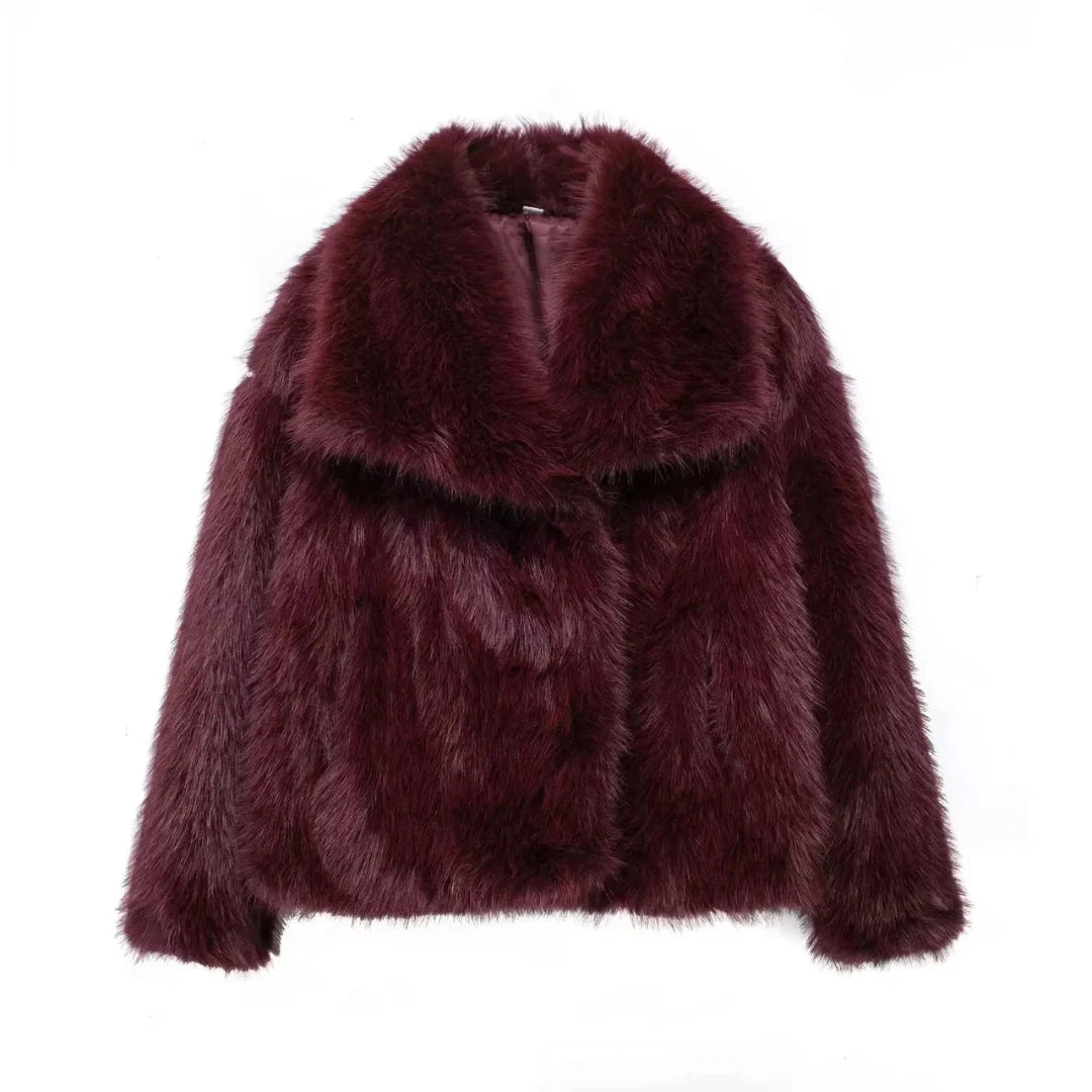 Auralis - Sleek Fur Jacket