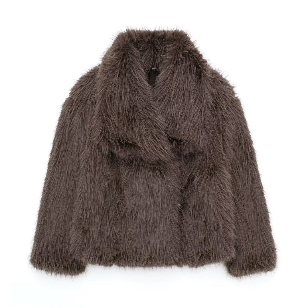 Auralis - Sleek Fur Jacket