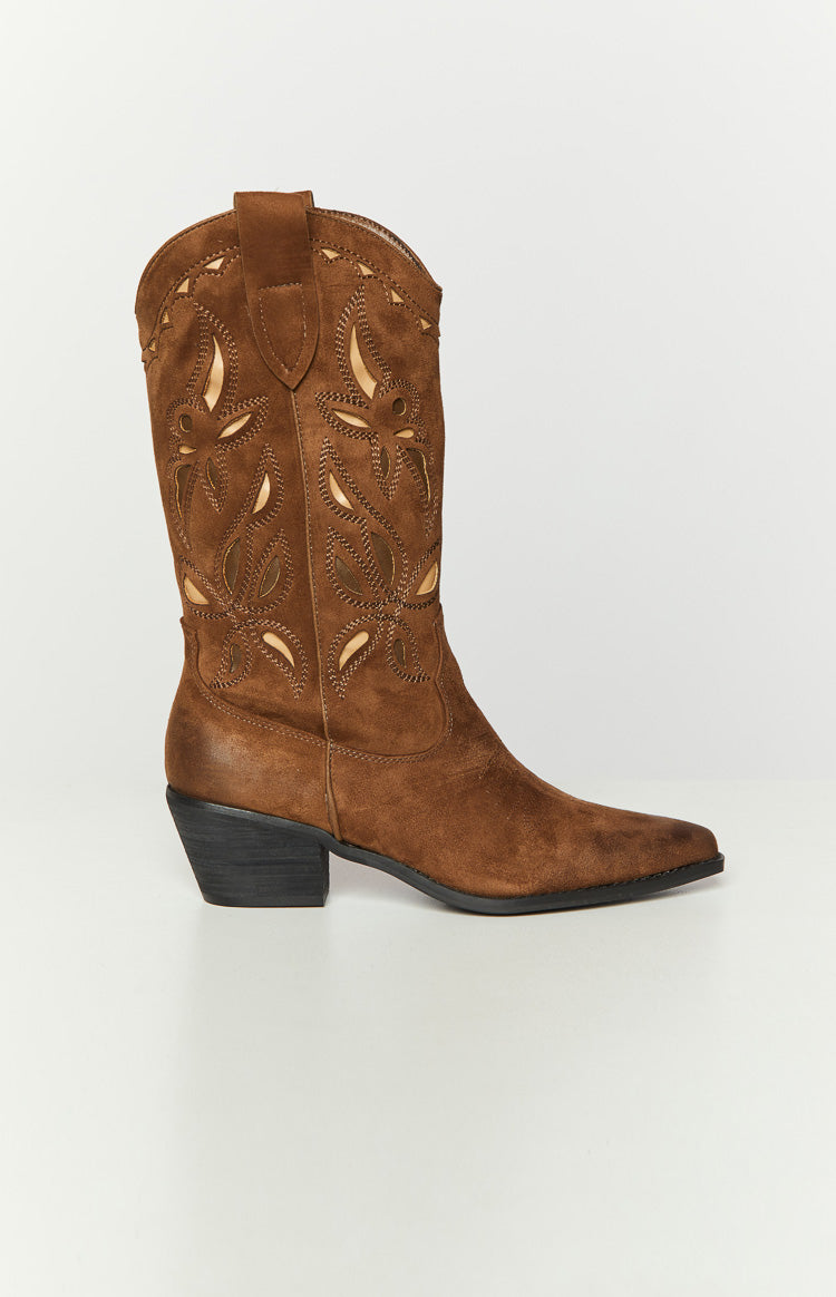 Selina - Embroidered Cowboy Boots