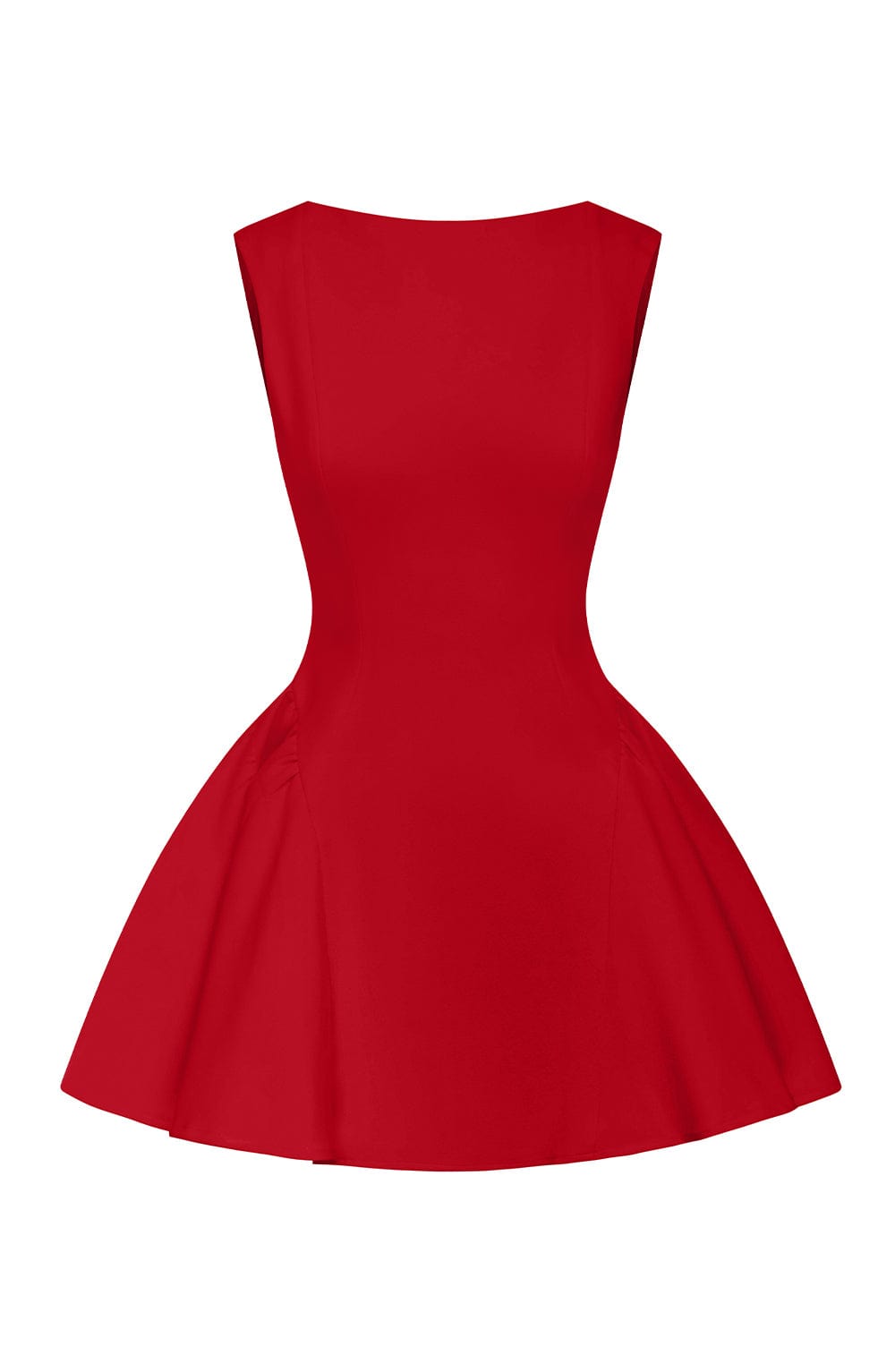 Lysira - Deep Back Pleated Mini Dress